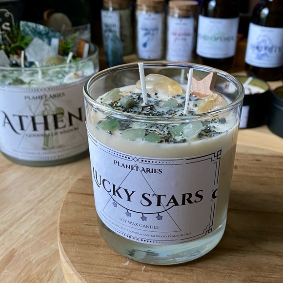 Lucky Stars Crystal Candle - Picture 4 of 4